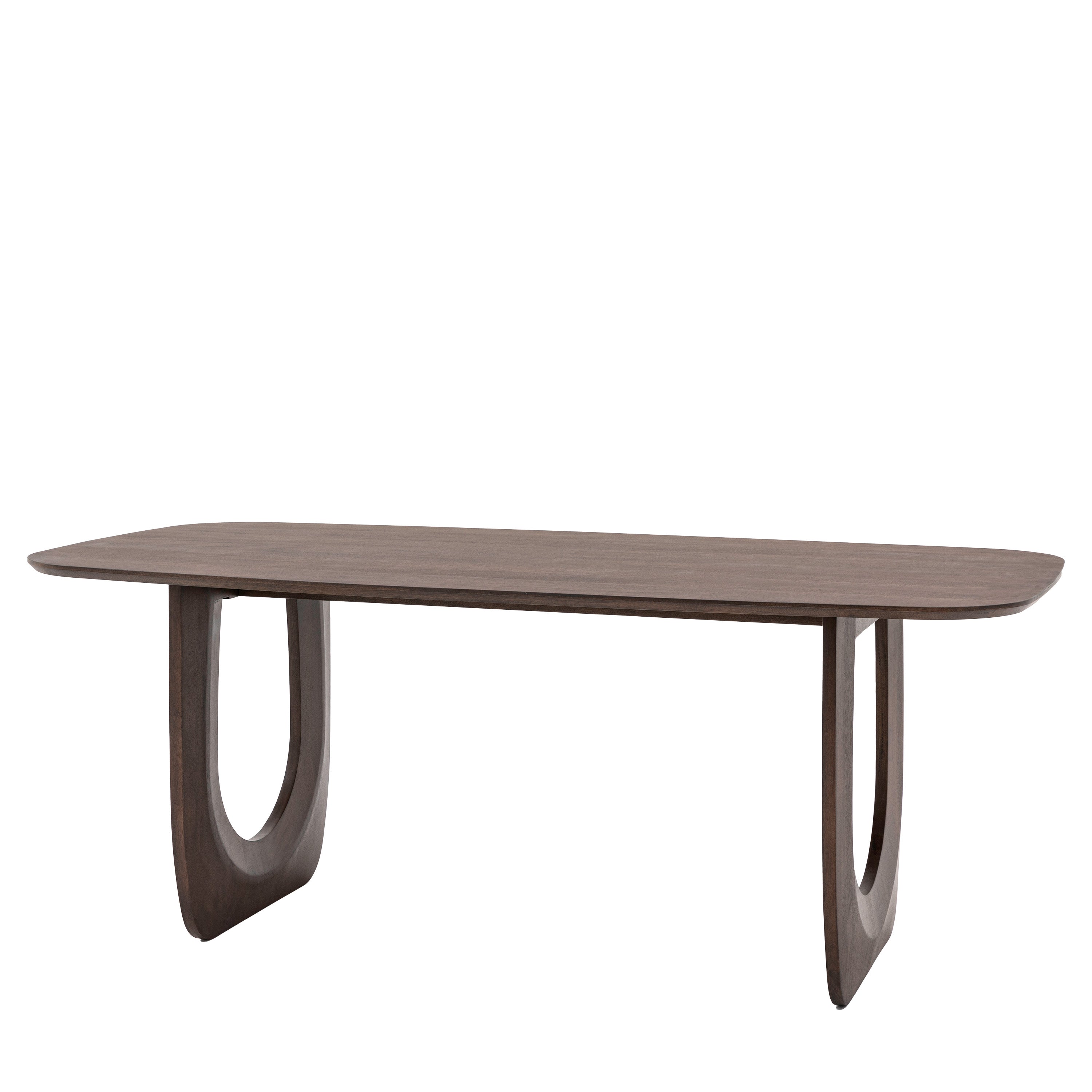 Hank Brown Mango Wood Dining Table | 6 Seater